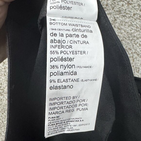 Puma Golf Shorts Women's Small Pounce Bermuda Way 1 Stretch Black UPF50+ New - Picture 11 of 12